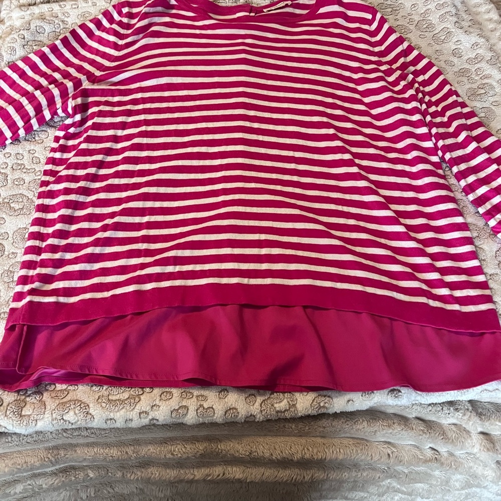 Pink women’s blouse 1x westbound